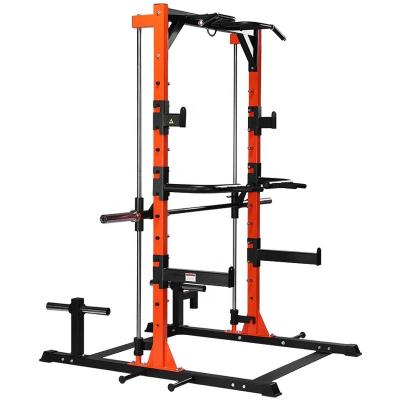 China Smith Machine With Universal Adjustable Squatting J-Hooks Power Exercise Rack And Other Multifunctional Accessories Fitness Equipment for sale