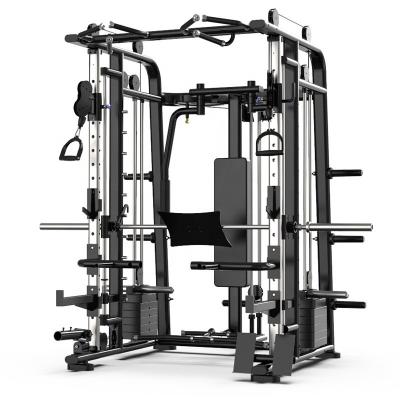 China Smith Machine Customized Training Station Multifunctional Power Use Rack Cage System Commercial Home Gym Fitness Equipment for sale