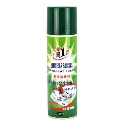 China Customizable Sock Spray And Aerosol Update Formula Shoe Deodorizer Spray 230ml for sale