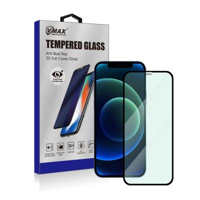 China Anti Light Anti Light Filter Tempered Glass Blue Screen Film Protector Wholesale Cell Phone Blue Best Quality For iPhone 12 mini 12 12 pro max for sale