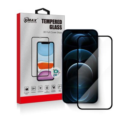 China Wholesale Premium 99% Full Cover 9H 3D 2.5D Curved Mobile Phone Tempered Glass Screen Protector For iPhone 12 11 Series for sale