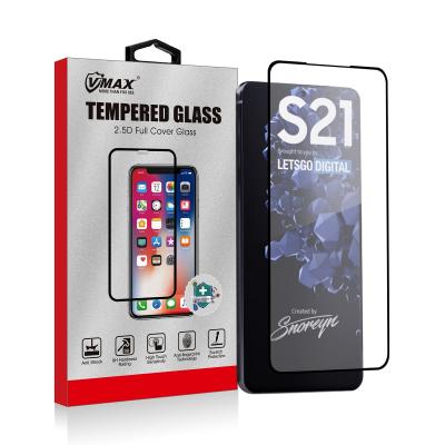 China 92% Transparency 2.5D Silkprint Screen Protector For Samsung Galaxy S21 S 21+ 3D S21U Mobile Phone Glass Protector Tempered Film for sale