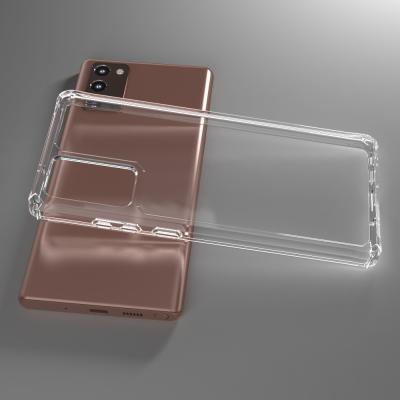 China Crystal Clear Transparent Heavy Armor Lightweight Flexible Soft Back Cover Phone Case For Samsung Galaxy S30+ S21+ S20+ S10+ /Note 20+ 10+ for sale