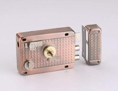 China Steel Door Hot sale Rim Lock Key Lock for door lock for sale