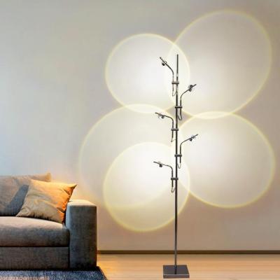 China Nordic Modern Floor Lamp Indoor Lighting Living Room/Study/Multi-angle Floor Lamp Bedroom Led Projection Lamp for sale