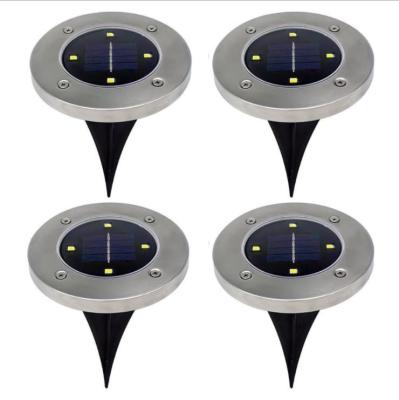 China New Residential Solar Powered 4LED Landscape Lights Residential / Yard Outdoor Waterproof Decoration for sale