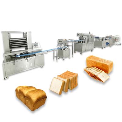 China Snack Factory Factory Large Scale Toast Bread Machine Commercial Bread Making Machine for sale