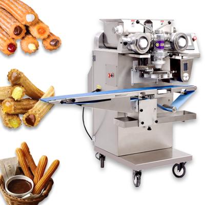 China Mooncake maamoul kubba falafel churros cookie arancin encrusting machine for spanish churros tamales encrusting making machine for sale