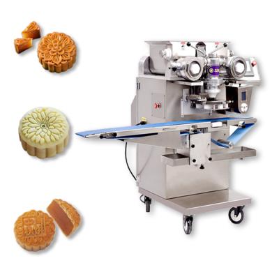 China Automatic Snack Plant Sy-800 Moon Cake Or Mochi Encrusting Machine Production Line From Mking for sale