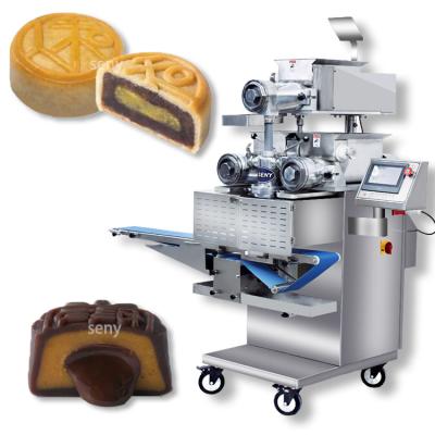 China Cookies/Cookies/Maamoul Automatic Seny Mooncake Maker Machine Portable Moon Cake Molding Maker Moon Cake Making Machine for sale