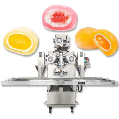 China Automatic Mochi Snack Factory SENY Ice Cream Making Machine Mochi Encrusting Machine for sale