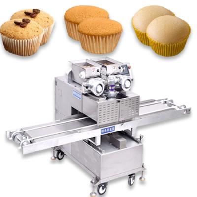 China Automatic High Efficiency Mochi Cup Cake Encrusting With Tray Arranging Machine for sale