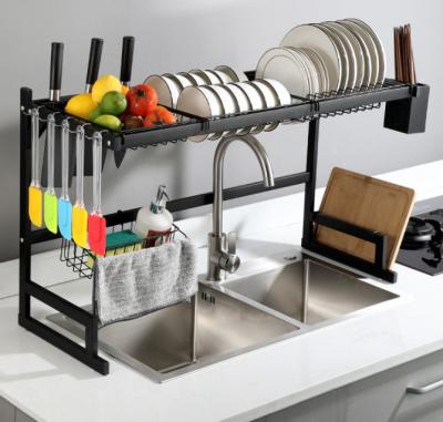 China Modern Drain Dish Rack Kitchen Sink Counter Rack for sale