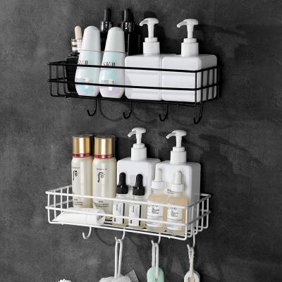 China Viable Bathroom Storage Rack Wall Wash No-Hole Rack for sale