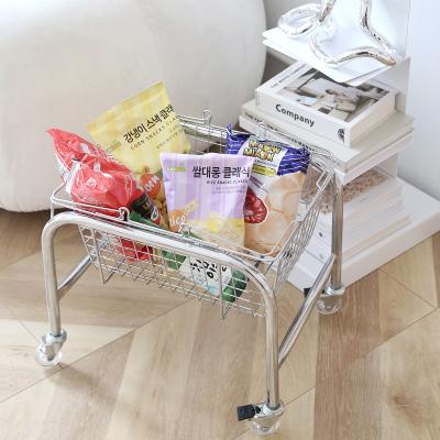 China Sustainable Snack Cart Dormitory Goods Room Storage Rack for sale