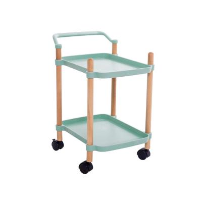 China A Modern Double-Shelf Table Modern Shelf Storage Side Table for sale