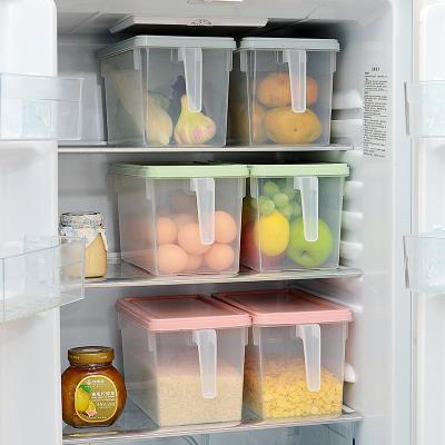 China Freshness Preservation Refrigerator Storage Box Transparent Refrigerated Sealed Crisper for sale