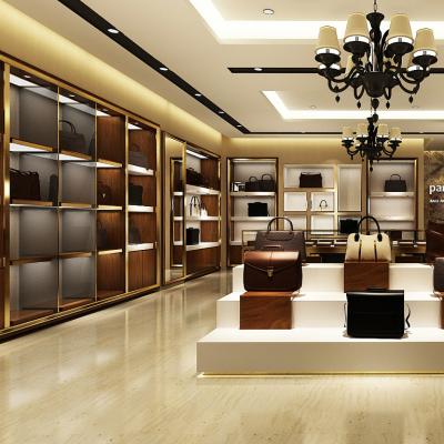 China Concise Atmosphere Wooden Showcase Designs Shoe Cabinet Design Display Racks Shoes Shop Sshoe Wall Showcase for sale