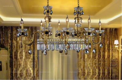 China Luxurious Eight Modern Crystal Chandelier Crystal Pendant Ceiling Light for sale