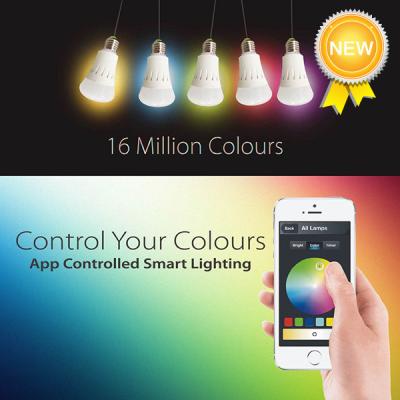 China Remote Control 560lm 7.5W RGB Smart Light Bulbs Wifi For Andorid / IOS System for sale