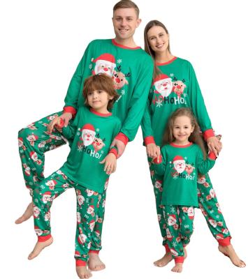 China European and American children's baby pajamas QUICK DRY clothes home place Christmas family pajamas equipment for sale