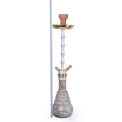 China Whole Shisha Aluminum Alloy Geramics Hookah Set Shisha Smoking Hookah With Single Hose for sale