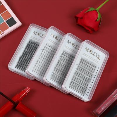 China Natural Soft Lash Extensions D Curl 15-20mm Eyelash Extensions Mixed Tray Lashes 0.20 Single Classic Lash Extensions Supplies for sale