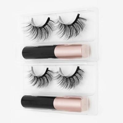 China Cruelty-free/25-30 Times Private Label Durable 3D Mink Fake Eyelash Magnet Eyelash Magnet for sale