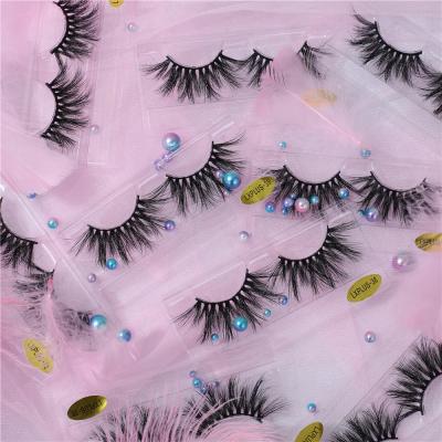 China Wholesale Reusable False Lashes Reusable 30 Times 25mm Faux Mink Lashes And Dramatic Long Thick Lashes Of Synthetic 5D Fiber Fake Lashes for sale