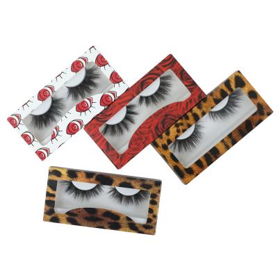 China Design Black Disposable Free Lash Box Eyelash Vendor Customized Eyelash Packaging Box With Custom Paper Eyelash Boxes for sale