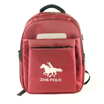 China High quality Multion-function leisure travel laptop student casual bag soft polyester backpack for sale