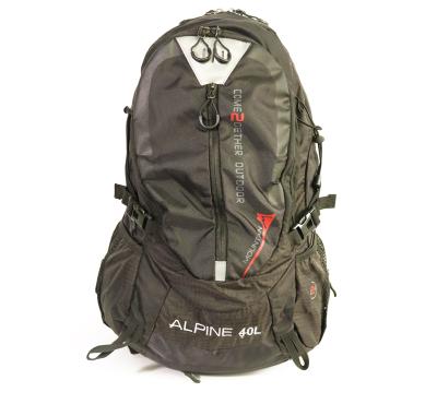 China Outdoor 40L Waterproof Nylon Travel Climbing Hiking Sport Backpack With Rain Cover for sale