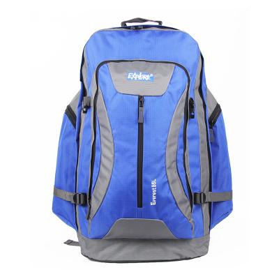 China Outdoor Hiking Backpack Logo Back Pack Camping Military Rucksack Men Sports Waterproof Duffel Bag Custom Travel for sale