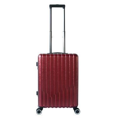 China Long Distance Travel 20 Inch Panted PC Luggage Trolley Case Travel Bags And Hard Suitcase Carry On Luggage for sale