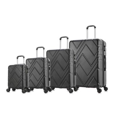 China High Quality Airport 4 Pcs Luggage Set ABS Trolley Promotional Suitcase Bag Airport Carry-On for sale