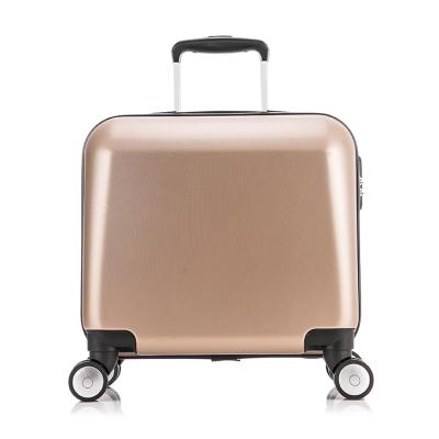 China Hot Selling High Quality 18 Inch Hard Shell ABS Luggage Travel Suitcase Carry On Luggage for sale