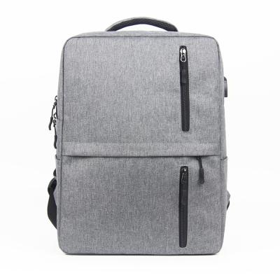 China With New Custom Good Quality USB Laptop Backpack Polyester Business Filling Bag for sale