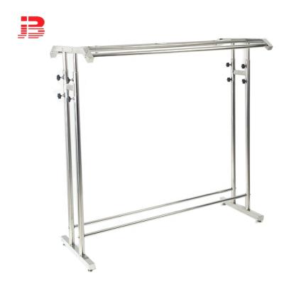 China Garment Store Jinbin Stainless Steel Garment Display Rack /Clothes Display Stand for sale