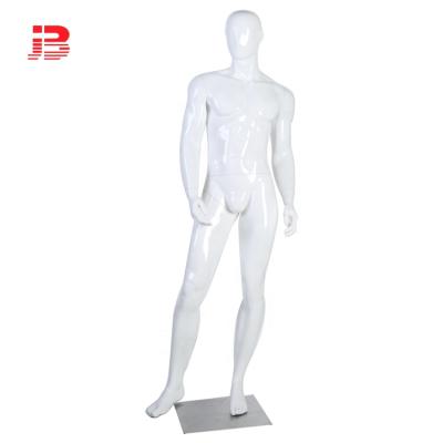 China Full Egg Head Mannequins White Male Body Man Dummy Mannequins for sale