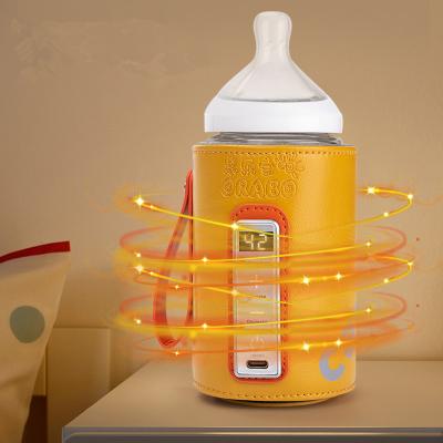 China Travel Is Convenient 2022NEW Sells Wireless Multifunctional Baby Bottle Warmer USB Warm Portable Intelligent Baby Milk Bottle Automatic Wholesale Warmer for sale