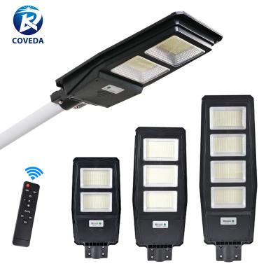 China ROAD High Lumens Ip65 Waterproof Outdoor Smd 200w 300w 400w Integrated All In One Garden Led Solar Lamp for sale