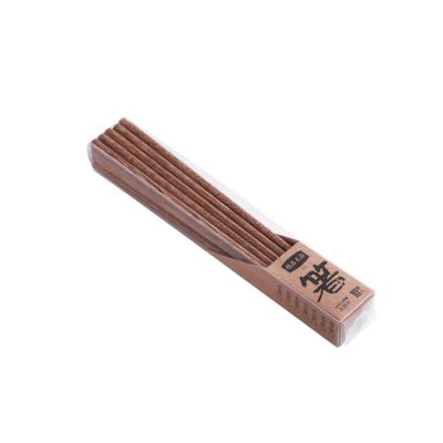 China Sustainable Natural Color Solid Wenge Wood Reusable Gift Set Wand for sale