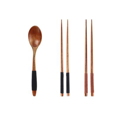 China Custom Made Eco-Friendly Wooden Spoon And Chopstick Eco-Friendly Classic Costume Sustainable With Gift Box for sale