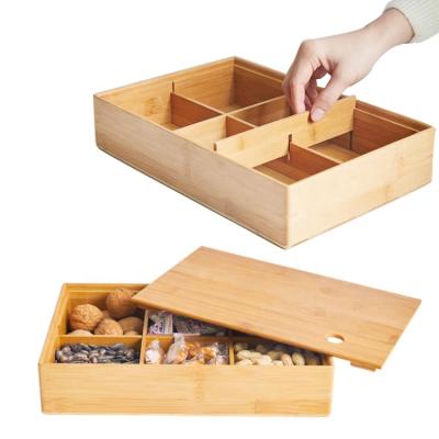 China Sustainable Dry Tray Handicraft Wooden Candy, 6 Fruit Box Tray For Drying Fruit Decoration for sale