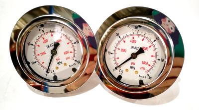 China Stainless Steel Concrete Pump Spare Parts Fuel Pressure Gauge For Concrete Pump for sale