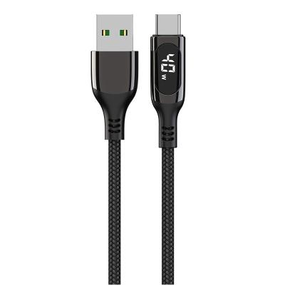 Chine MP3/MP4 c player manufacture factory digital cabo usb tipo c 5a smart digital display type led cabo usb display usb charging cable à vendre