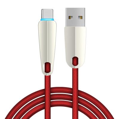 China Cell phone types factory OEM custom logo usb c usb cables nylon braid zinc alloy nylon type to type c cable Te koop