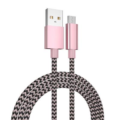 Κίνα Mobiel Phone OEM Service Manufacturer Phones Android Charger Mobile Data Cable Cabo Micro Braided USB Cable 2m For Android Cell Phone προς πώληση