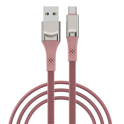 Κίνα Free Shipping Zinc Alloy Nylon Charging Cable 1m OEM/ODM Micro USB Mobile Phone Types To USB προς πώληση