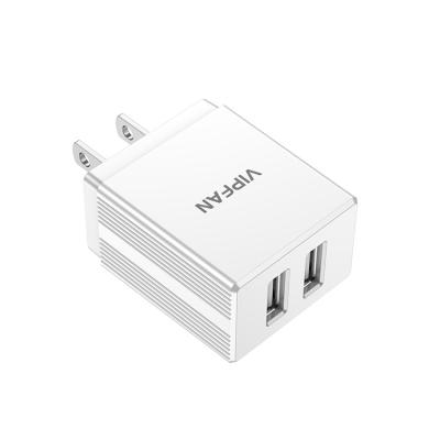 Κίνα MP3/MP4 Player Vipfan White British Eu Low Price Usb Dual A 24w USB Wall Charger Left USB OEM Logo προς πώληση